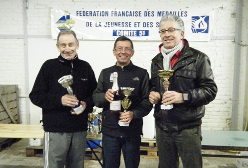 Podium VH3 100% club : Jean-Claude PAROLI, Claude AUBRY, Patrick HERBOUX